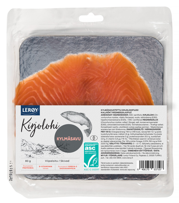 Kylmäsavukirjolohifilee ASC